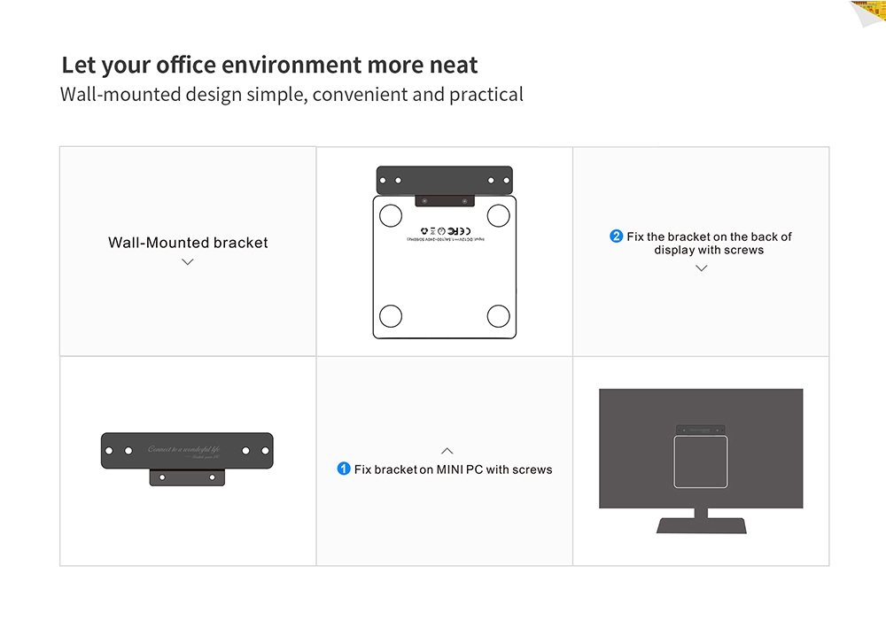 Beelink AP34 Pro Intel N3450 6GB/64GB Window 10 Mini PC Dual Band WIFI Bluetooth Gigabit LAN USB3.0 HDMI