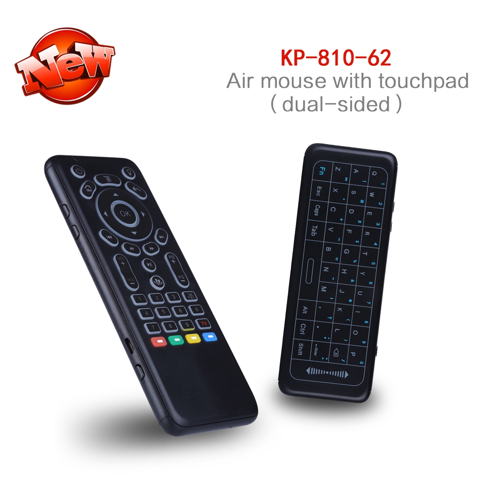 iPazzPort KP-62 Italian Full Touchpad 7 Color Backlight Keyboard 6-Axis Air Mouse Combo Support Windows/Android/iOS