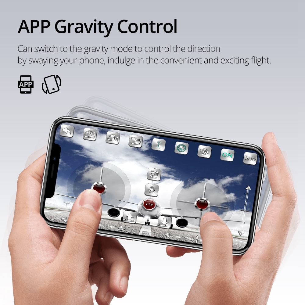 REDPAWZ R020 BLAST RC Quadcopter WIFI FPV 8520 Brushed Motor with HD 720P Wide-angle Camera Altitude Hold RTF - Blue