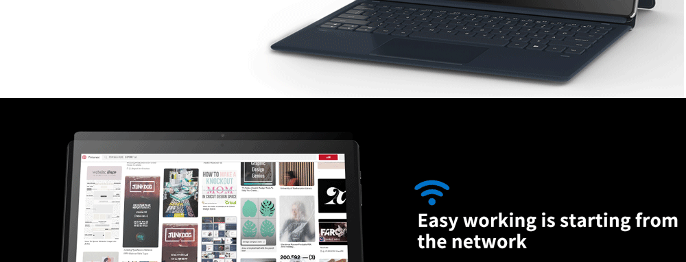 ALLDOCUBE KNote 5 2 in 1 Tablet PC Intel Gemini Lake N4100 Quad Core 11.6" IPS Screen 1920*1080 4GB RAM 128GB ROM Windows 10 - Black+Gray