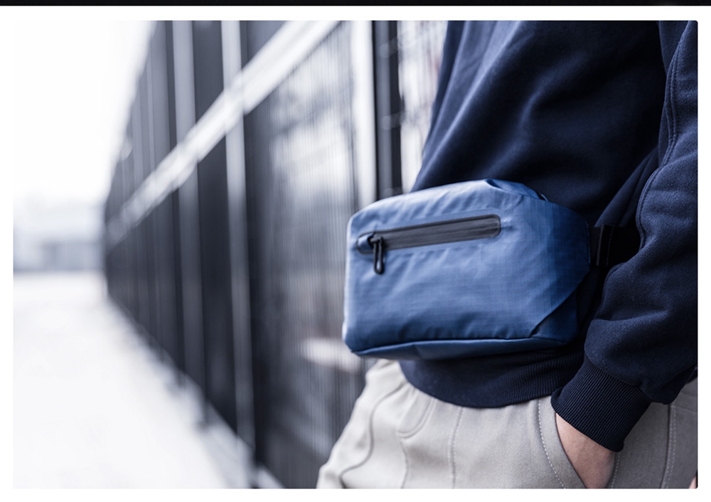 Xiaomi 90 Fun Fashion Functional Pockets Waterproof Two Kinds Of Piggyback Methods With Warning Reflective Strip - Black