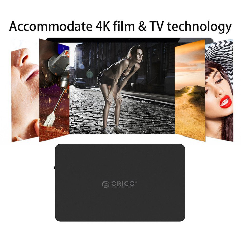 ORICO 3569S3-BK 3.5 Inch USB3.0 HDD Case High Speed External Hard Drive Enclosure Support 2.5/3.5 Inch HDD / SSD - Black