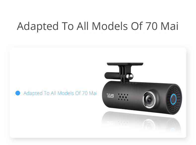 Xiaomi 70Mai Car Buck line Dash Camera Hard Wire Fuse Kit Car Driving Recorder Drop Line Fuse Box Power Cord - Black