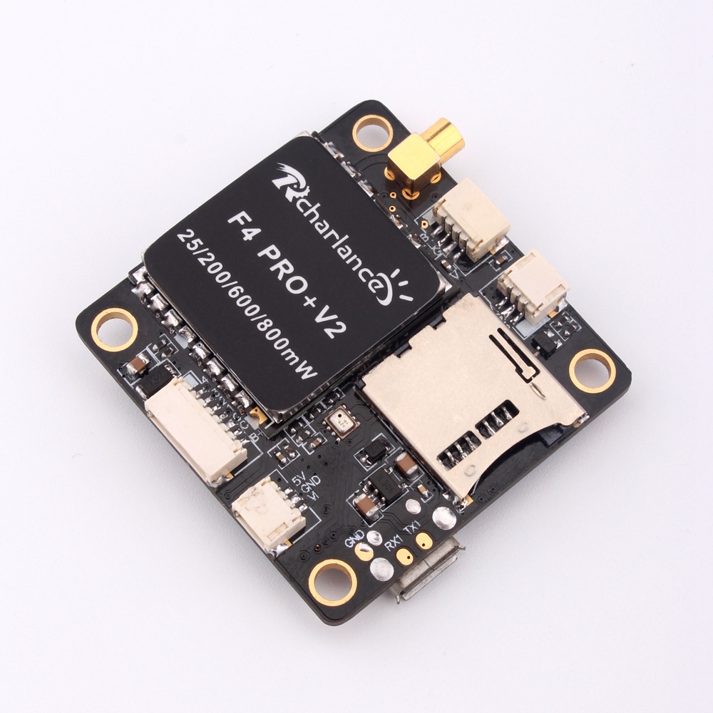 Rcharlance F4 Pro+ V2 AIO F4 FC OSD 5V/3A BEC 5.8G 40CH 25/200/600/800mW Switchable VTX