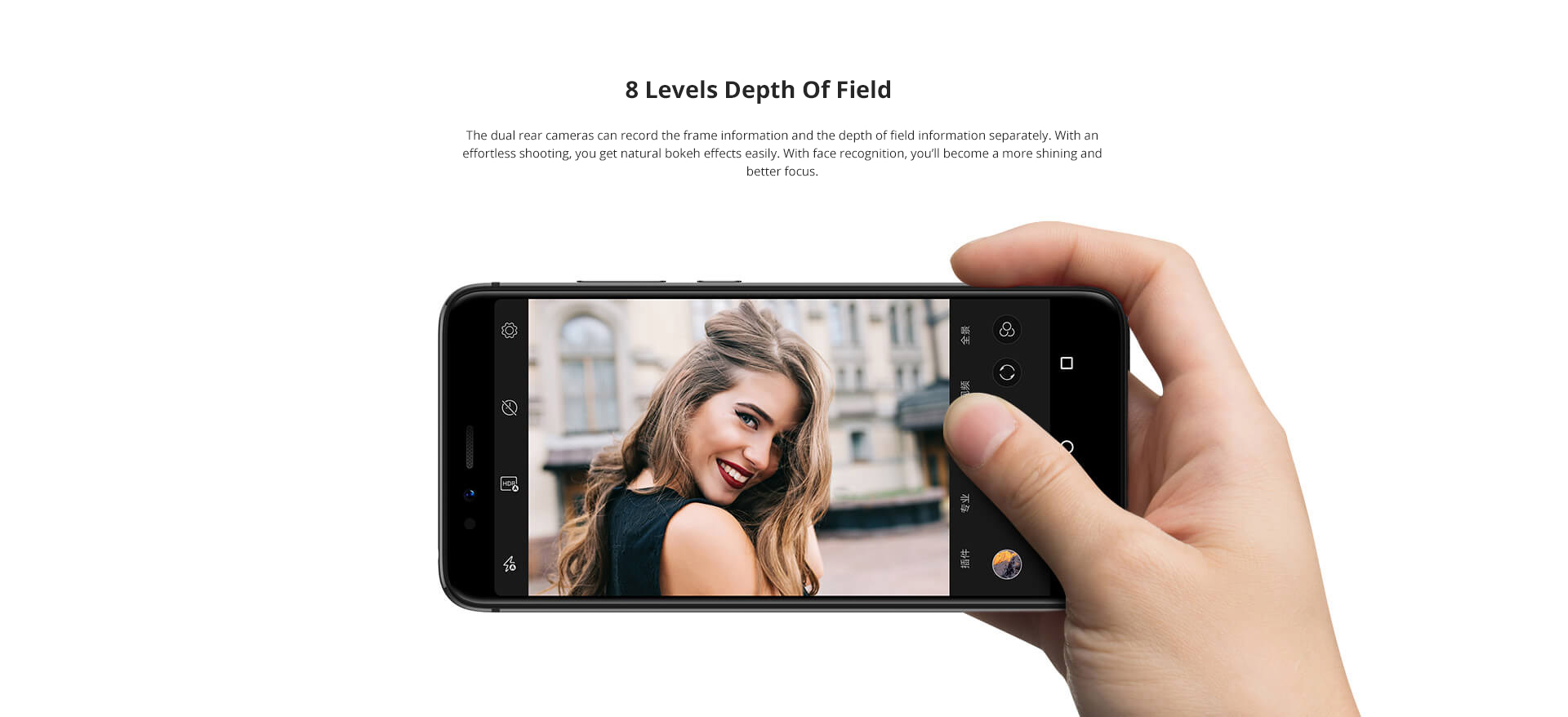 Lenovo S5 K520 5.7 Inch 4G LTE Smartphone Snapdragon 625 3GB 32GB Dual 13.0MP Rear Cameras ZUI 3.7 OS Touch ID - Black