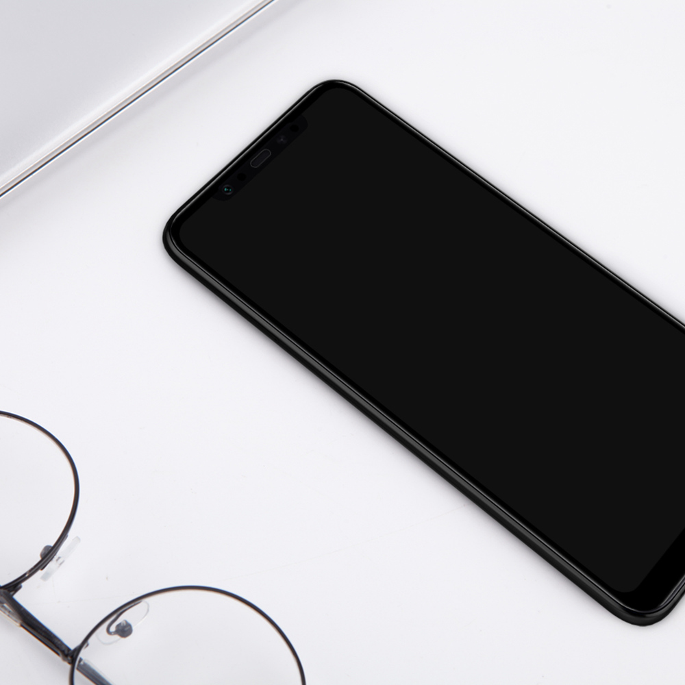 NILLKIN 3D CP+MAX Tempered Glass Film For Xiaomi Mi8 Explosion-proof Screen Protector - Black + Transparent