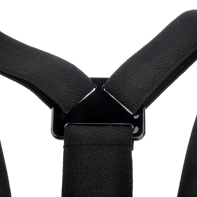B Model Chest Harness Suitable For Gopro Hero 3/2/1 With 3-way Adjustment Base - Black