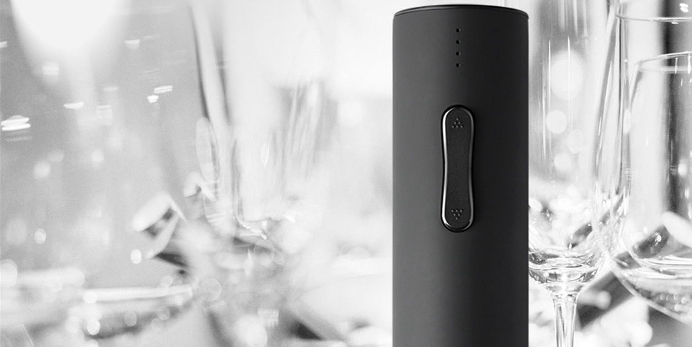 Xiaomi HuoHou Wine Electric Bottle Opener Six Seconds Open Bottle - Black