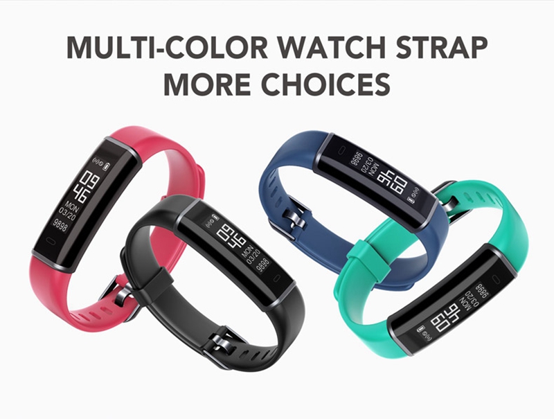 Makibes ID130 Smart Bracelet 0.87" OLED Screen All Day Activity Tracker IP67 Water Resistant Multi-sports Mode - Green