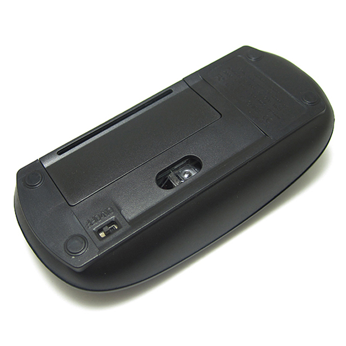 Ultra-Slim USB 2.4GHz Wireless Mouse Suport Mac OS/Windows - Black