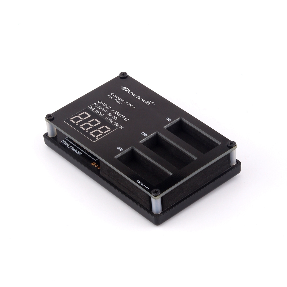 Rcharlance 3 IN 1 Charger Battery Charging Hub for DJI Tello RC Quadcopter