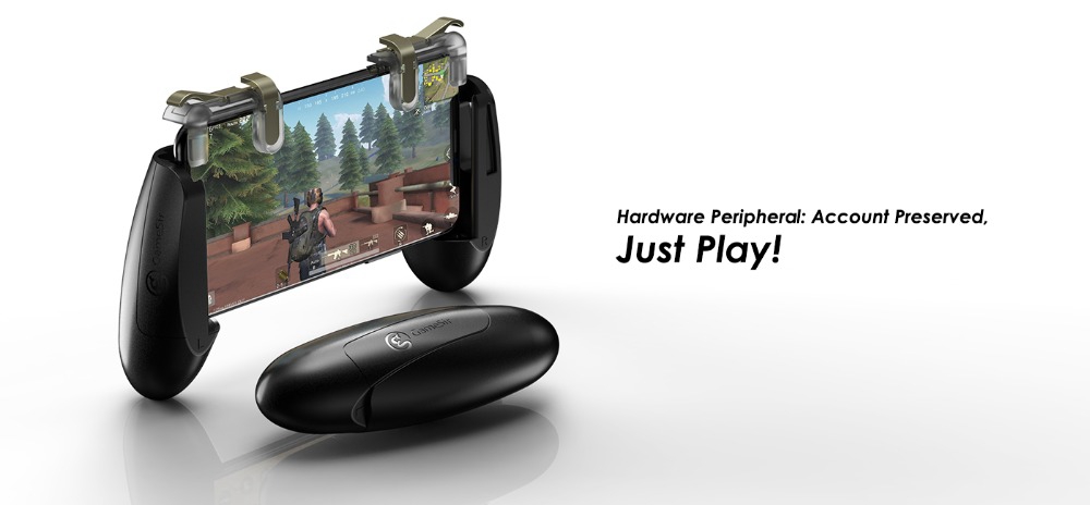 GameSir F2 Game Firestick Grip Game Mount Bracket Trigger Fire Button Aim Key Support Andriod iOS - Black