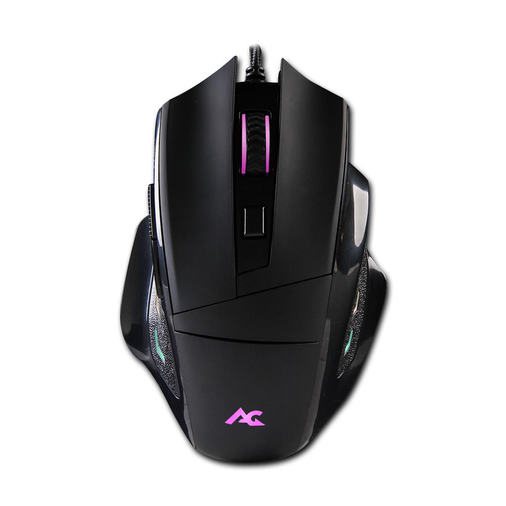 ACGAM G402 PMW3325 Wired Gaming Mouse RGB Backlights 10000 DPI OMRON Gaming Switch - Black