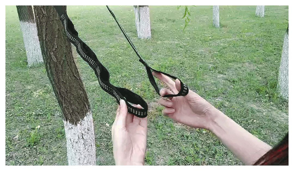 Xiaomi Mijia Zaofeng Outdoor Hammock 300KG Load-Bearing Weight Quickly Build Design Prevent Side Flipping - Light blue