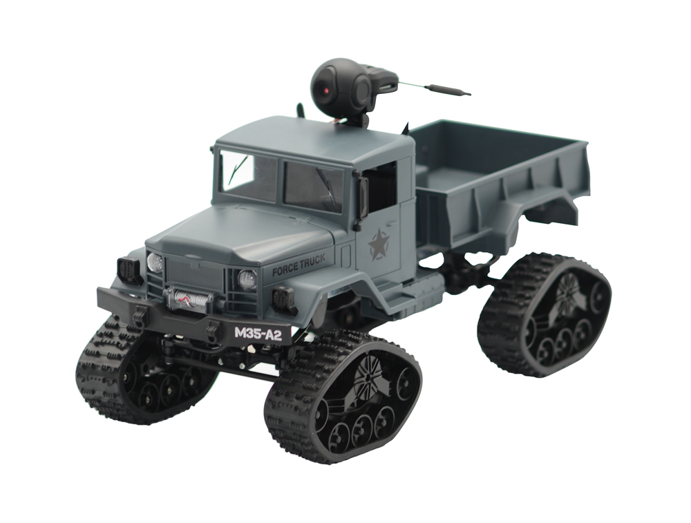 Feiyee FY001B RC Car 2.4G 4CH 4WD 1:16 Brushed Off-road Army Truck Snow Tires RTR - Army Green