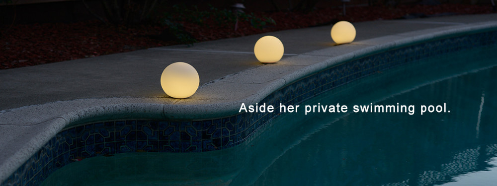 MIPOW BTL301W-WT PLAYBULB Sphere Smart Dimmable LED Glass Orb Light Floor Lamp Night Lights Tap to Change Color-White