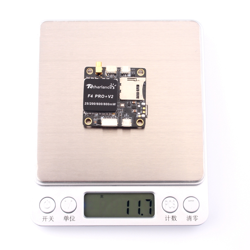 Rcharlance F4 Pro+ V2 AIO F4 FC OSD 5V/3A BEC 5.8G 40CH 25/200/600/800mW Switchable VTX