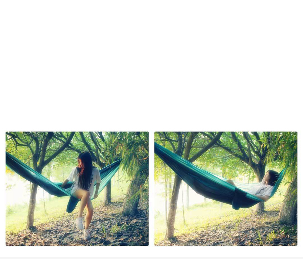 Xiaomi Mijia Zaofeng Outdoor Hammock 300KG Load-Bearing Weight Quickly Build Design Prevent Side Flipping - Light blue