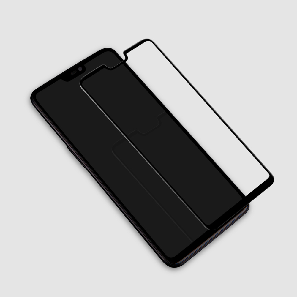NILLKIN 3D CP+MAX Explosion-proof Tempered Glass Film For Oneplus 6 - Black