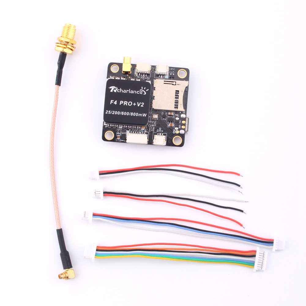 Rcharlance F4 Pro+ V2 AIO F4 FC OSD 5V/3A BEC 5.8G 40CH 25/200/600/800mW Switchable VTX