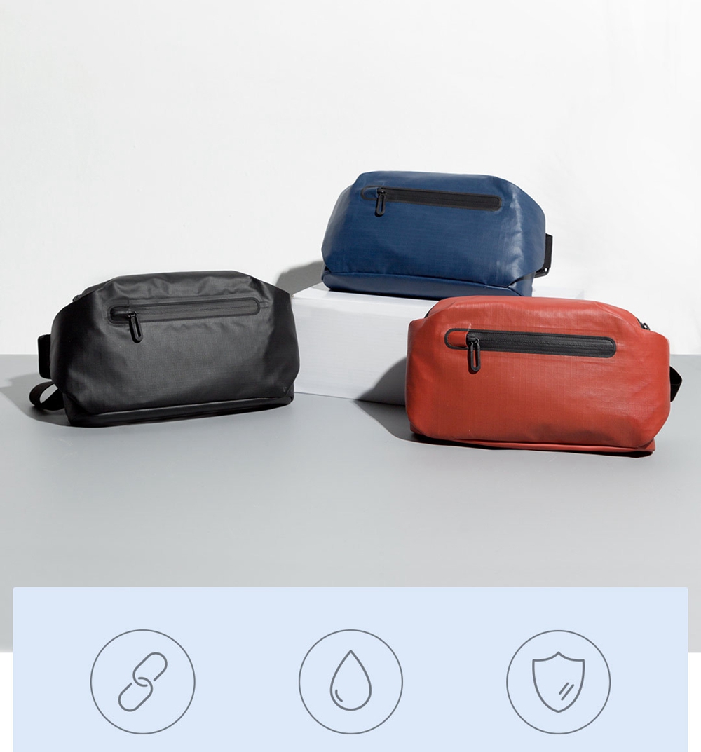 Xiaomi 90 Fun Fashion Functional Pockets Waterproof Two Kinds Of Piggyback Methods With Warning Reflective Strip - Black