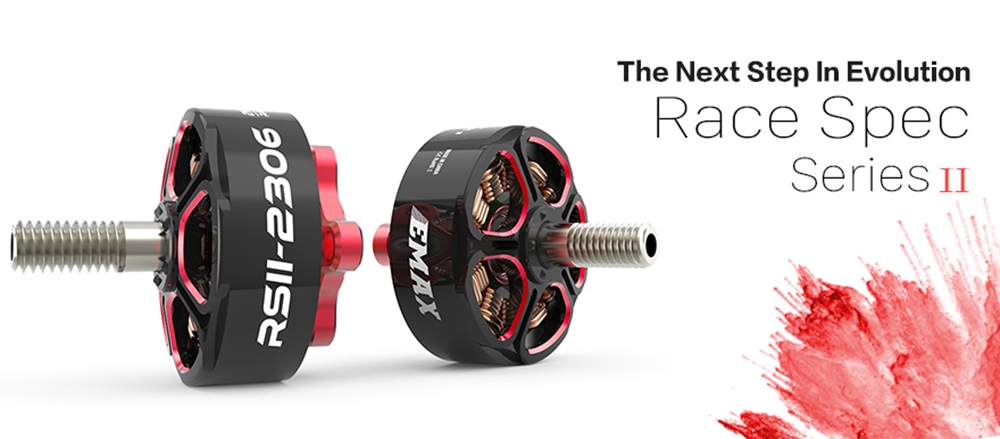 EMAX RSII 2306 1600KV 3-6S CW Brushless Motor for FPV Racing Drone