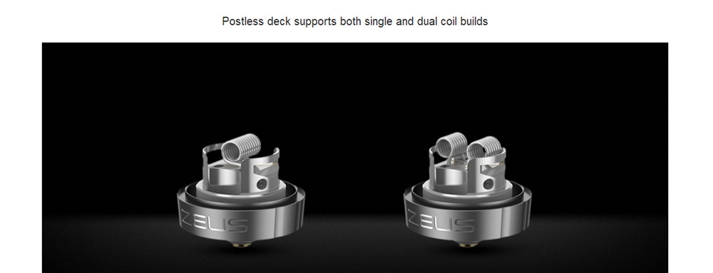 Atomizer Electronic Cigarette Atomizer Geekvape Zeus Dual RTA Atomizer 4ml -Mental