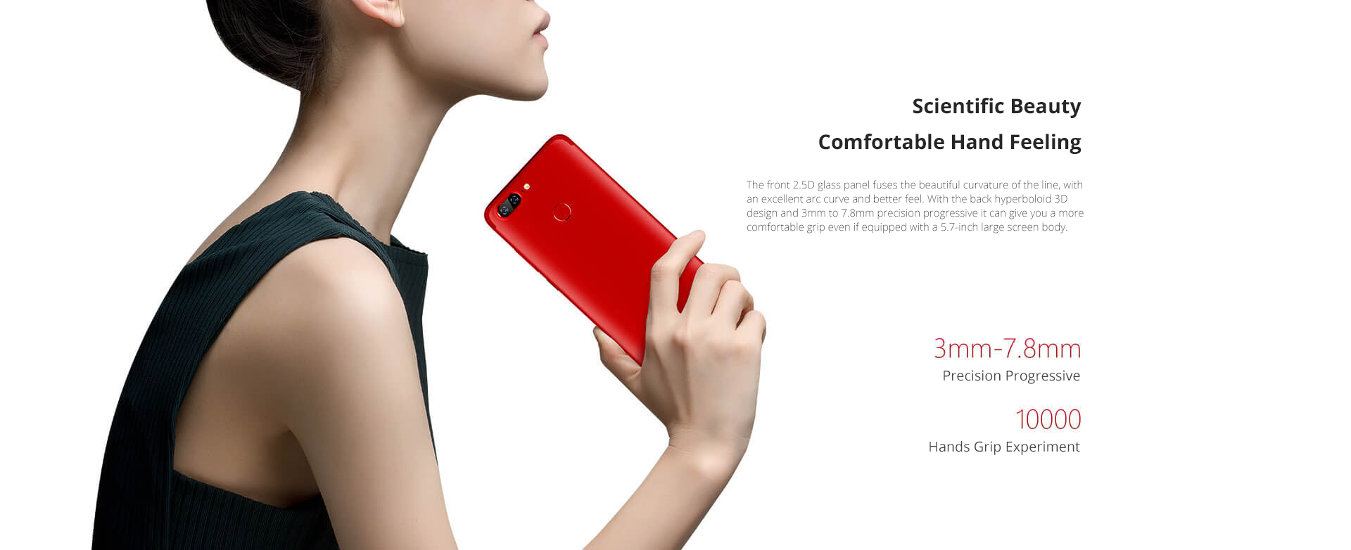 Lenovo S5 K520 5.7 Inch 4G LTE Smartphone Snapdragon 625 3GB 32GB Dual 13.0MP Rear Cameras ZUI 3.7 OS Touch ID - Black