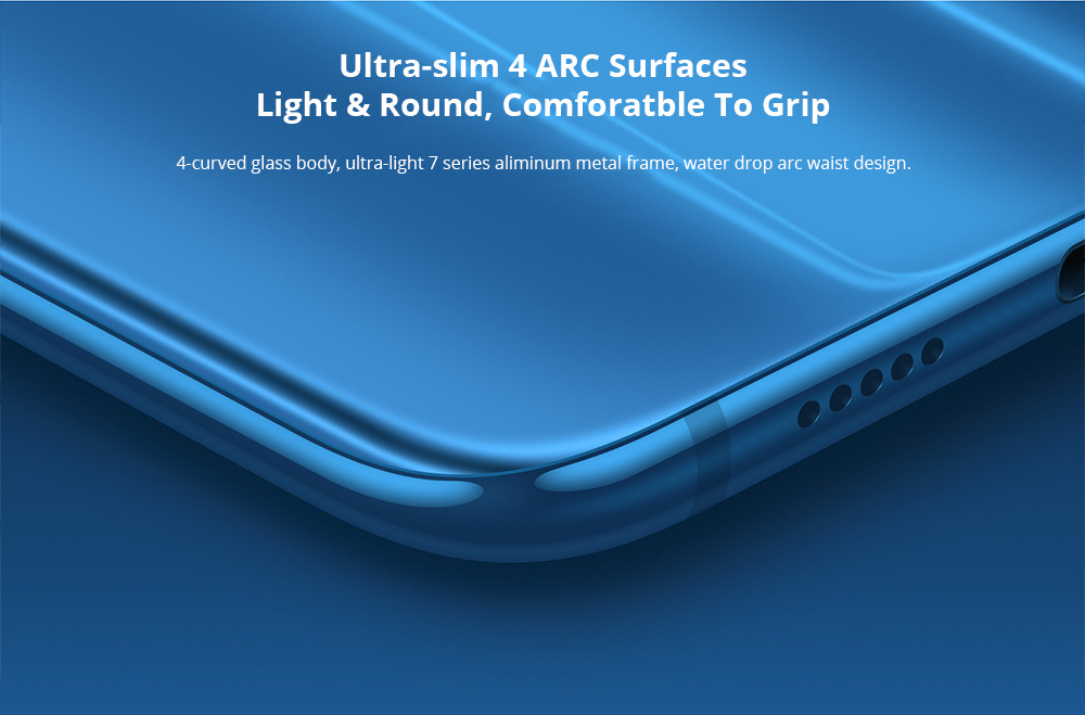 Xiaomi Mi8 6.21 Inch 4G LTE Smartphone Snapdragon 845 6GB 256GB Dual 12MP Rear Cameras MIUI 9 AMOLED Screen NFC Face ID Type-C Fast Charge - Blue