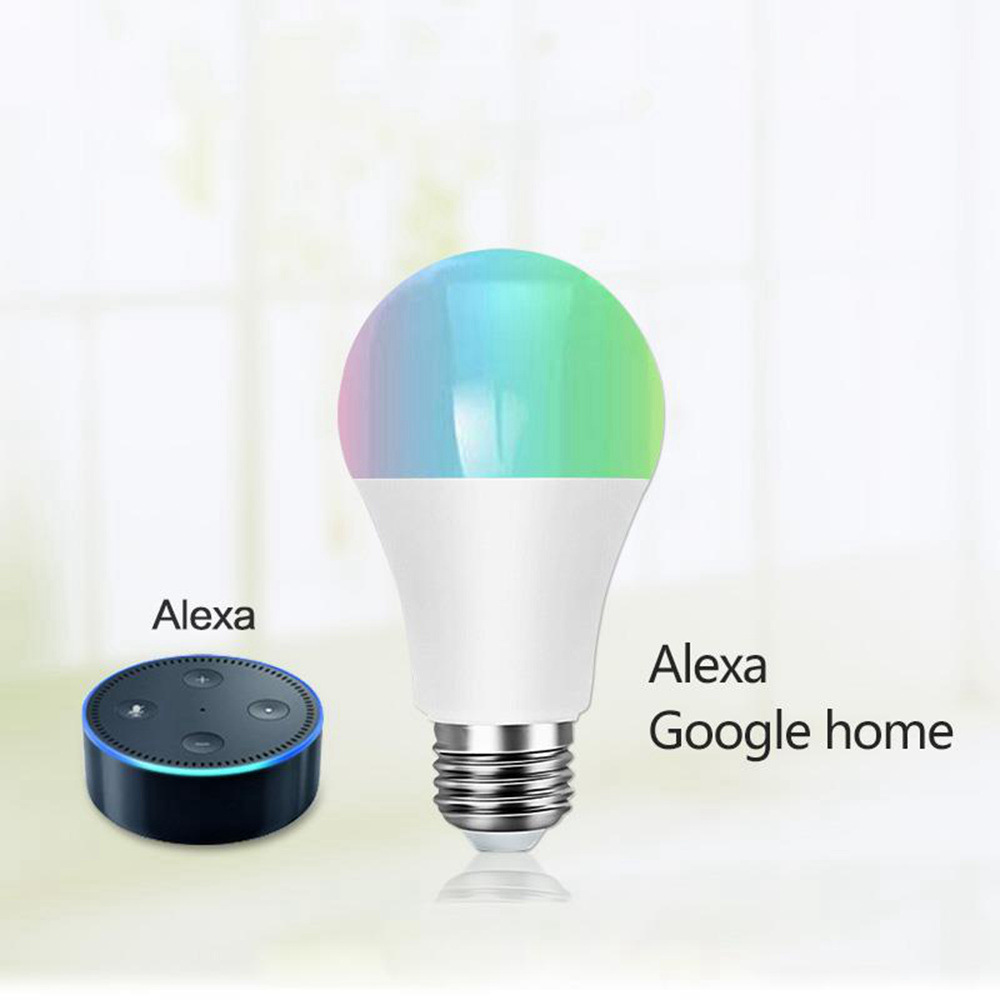 Geekbes WiFi Smart Bulb 10W E27 16 million Color Wifi Wireless Control - White
