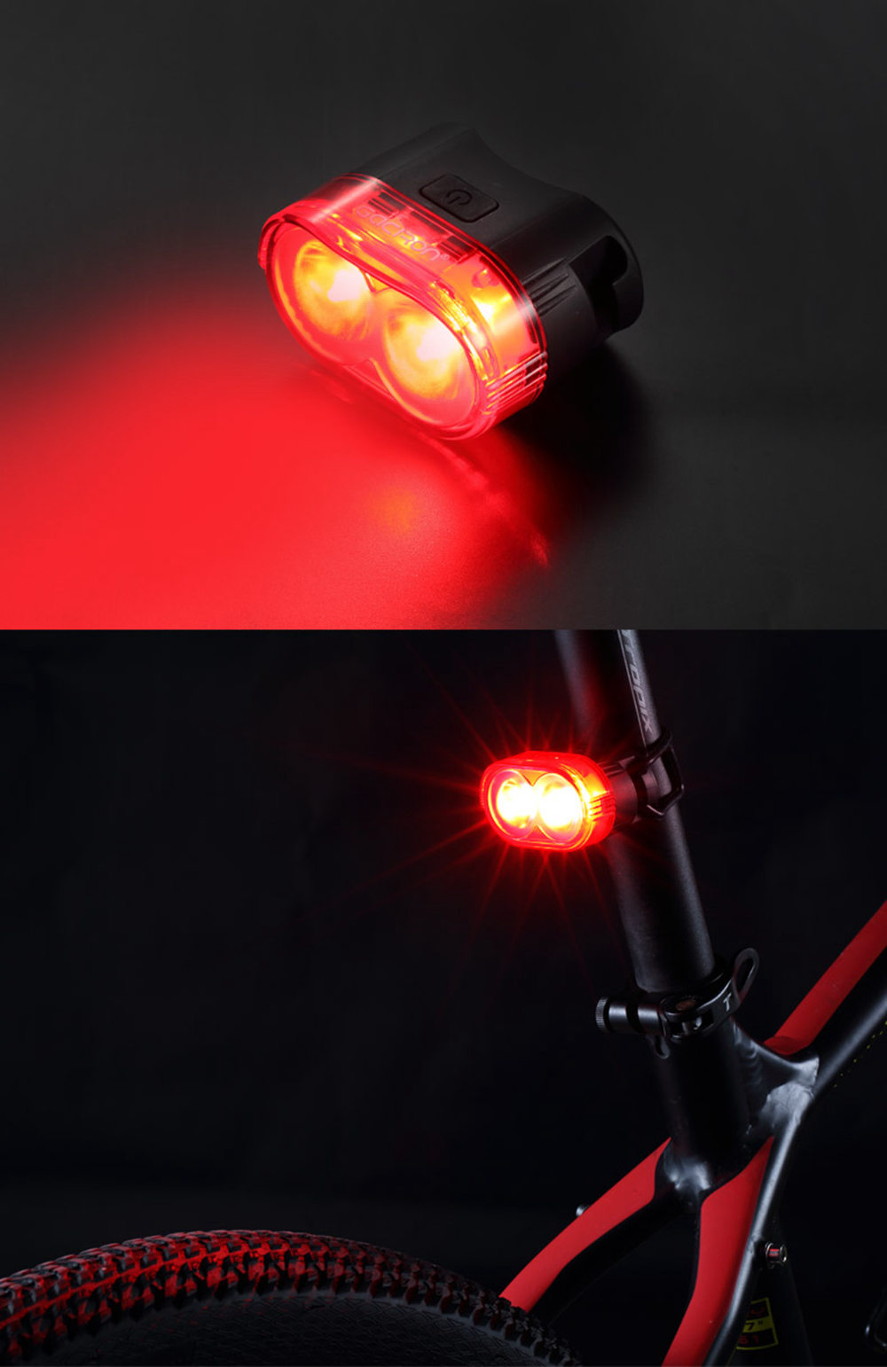 Gaciron V9D-1600 Professional Bike Front Headlight USB Rechargeable IPX6 Waterproof 5000MAH 1600Lumen LED Lamp - Black