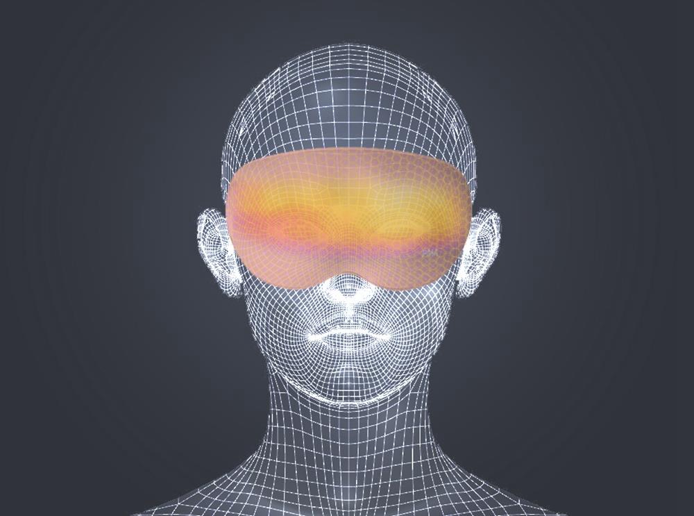 Xiaomi Heating Silk Eye Mask Double-sided Silk USB Charging Sleep Three Temperature Control - Grey