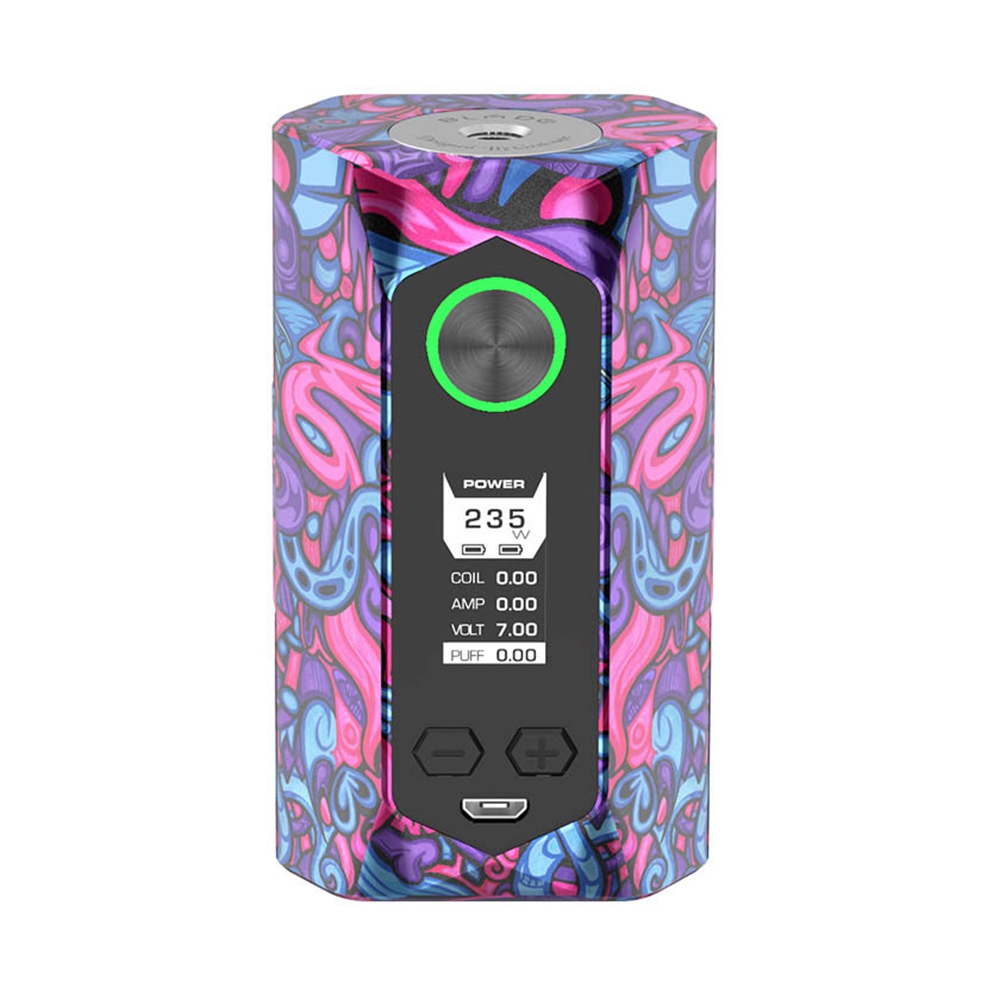 Electronic Cigarette Geekvape Blade 235W Mod Kit with Aero Tank Atomizer - Poppy