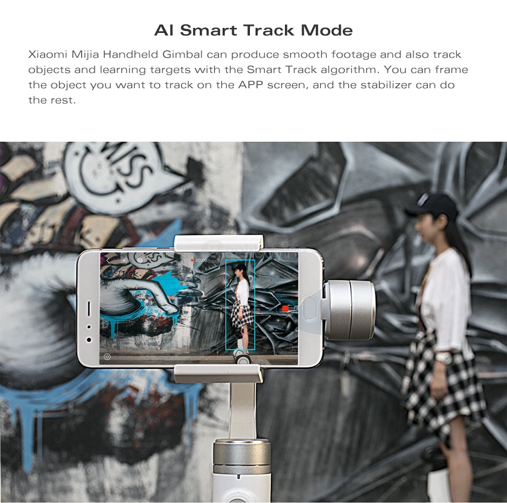 Xiaomi Mijia GH2 3-Axis Brushless Handheld Gimbal Stabilizer for Smartphone - White