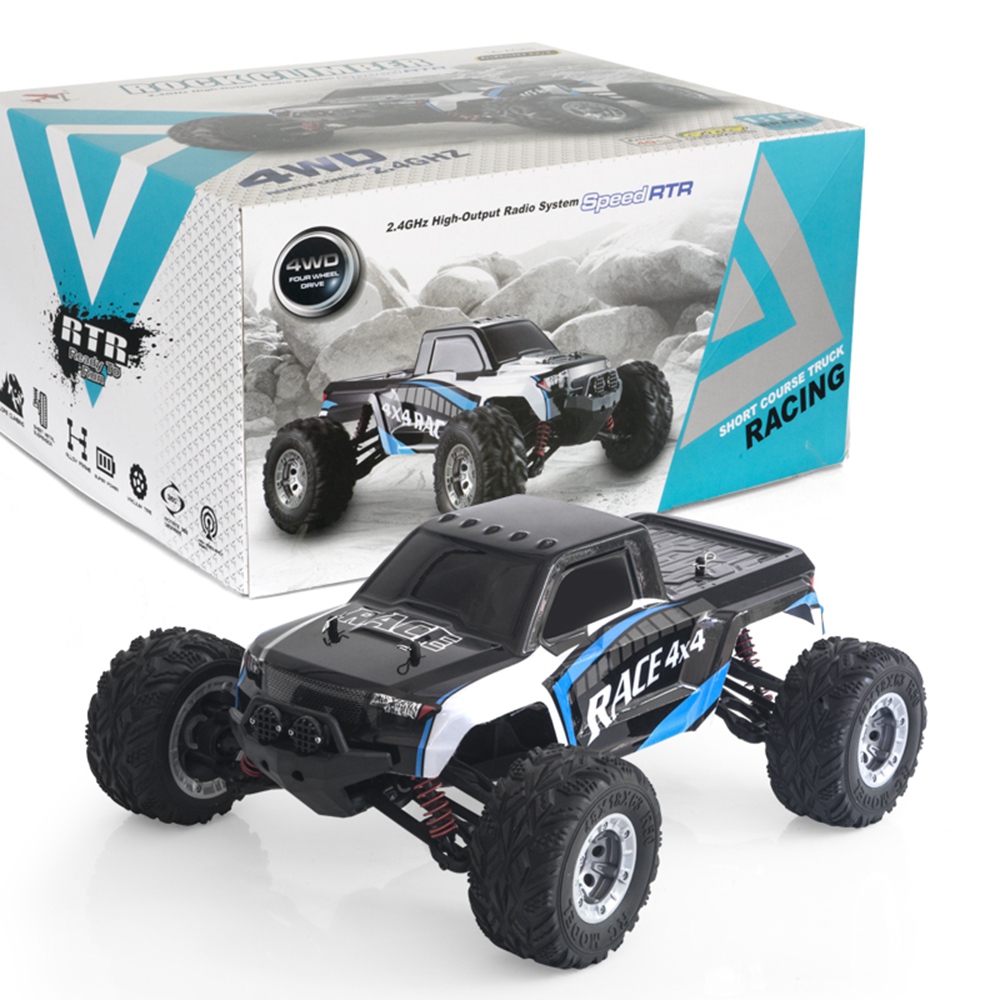 Feiyue FY13 RC Car RTR 1:12 2.4G 4WD Brushed High Speed 40km/h Short Course Truck - Black