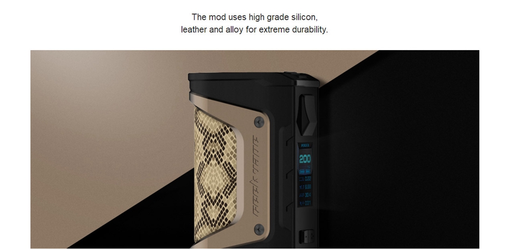 Electronic Cigarette Geekvape Aegis Legend 200W Mod Kit with Aero Mesh Version Tank 5ml -Black+Orange