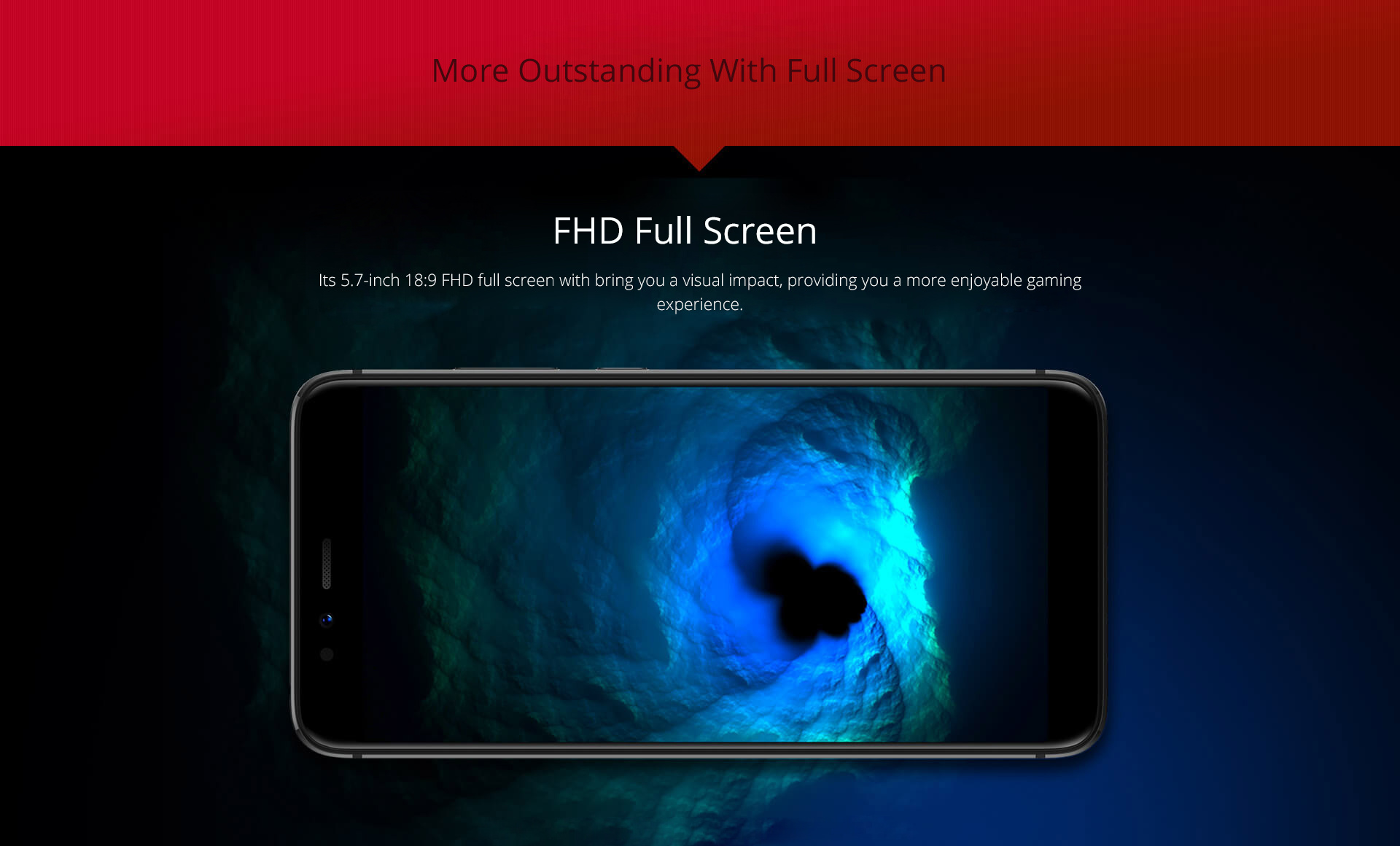 Lenovo S5 K520 5.7 Inch 4G LTE Smartphone Snapdragon 625 3GB 32GB Dual 13.0MP Rear Cameras ZUI 3.7 OS Touch ID - Red