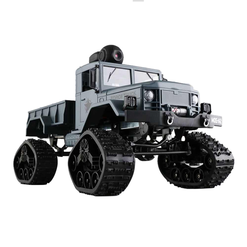 Fayee FY001B WiFi FPV RC Car 4CH 4WD 1:16 Brushed Off-road Army Truck Snow Tires RTR - Khaki