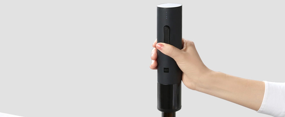 Xiaomi HuoHou Wine Electric Bottle Opener Six Seconds Open Bottle - Black