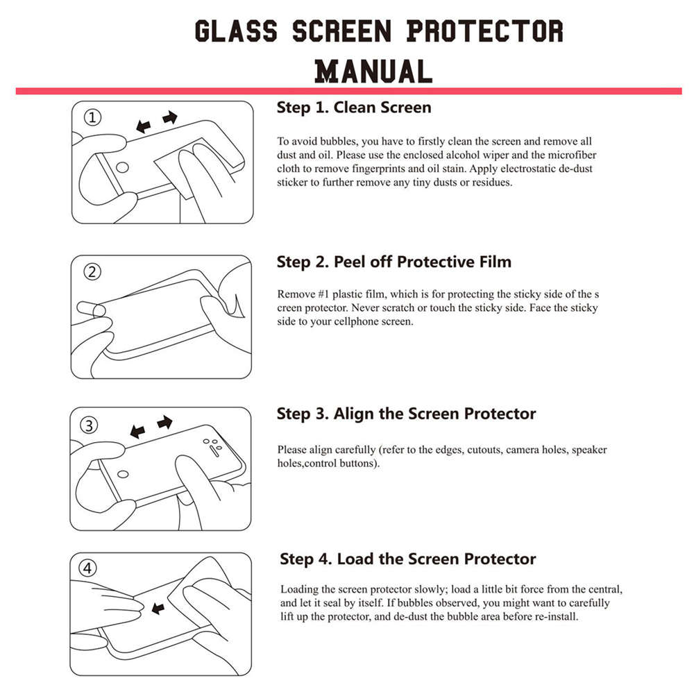 Xiaomi Redmi 6/6A Tempered Glass Film Screen Protector 0.26mm 2.5D Explosion-proof Membrane - Transparent