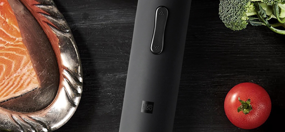 Xiaomi HuoHou Wine Electric Bottle Opener Six Seconds Open Bottle - Black