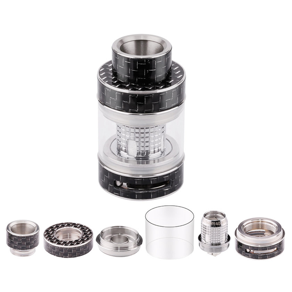 Electronic Cigarette Atomizer FreeMax Fireluke Mesh Tank Atomizer 3ml Carbon Fiber -Purple