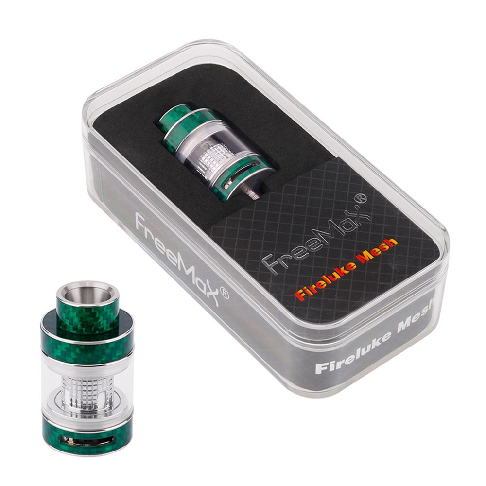 Electronic Cigarette Atomizer FreeMax Fireluke Mesh Tank Atomizer 3ml Carbon Fiber -Red