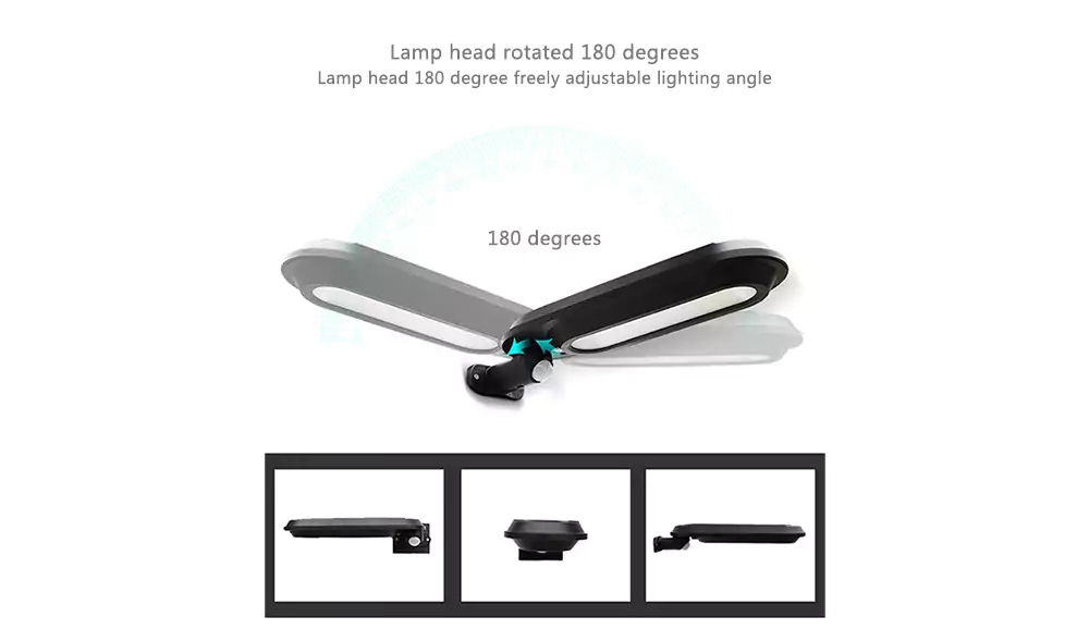 LED Solar light LED Solar Sensor Wall Outdoor Landscape Courtyard Lighting - White