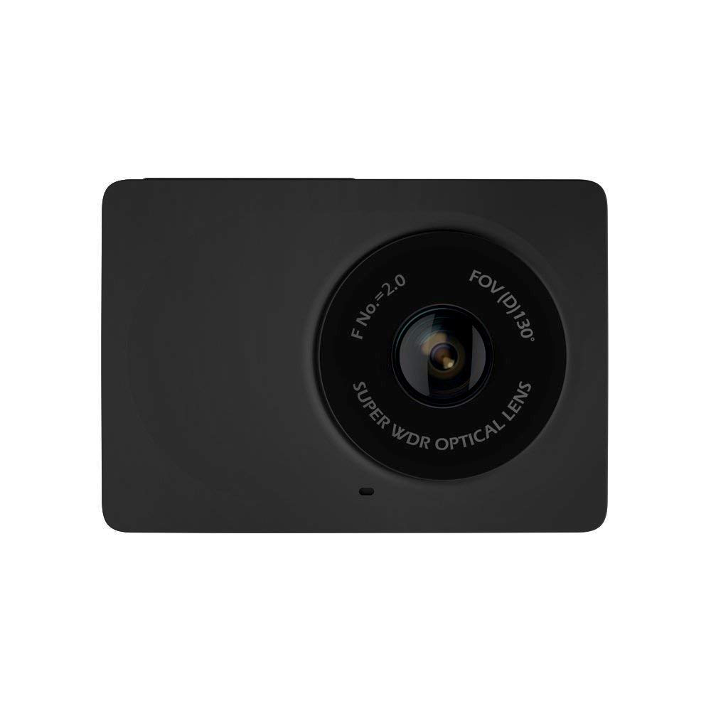 International Version YI Compact Dash Camera 2.7 Inch LCD Screen 1080P Full HD 130 Degree Angle Lens G-Sensor - Black