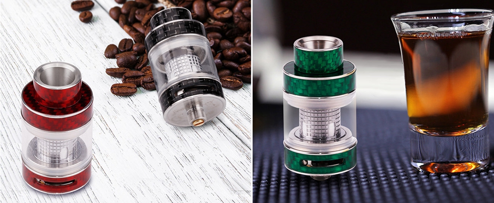 Electronic Cigarette Atomizer FreeMax Fireluke Mesh Tank Atomizer 3ml Carbon Fiber-Blue