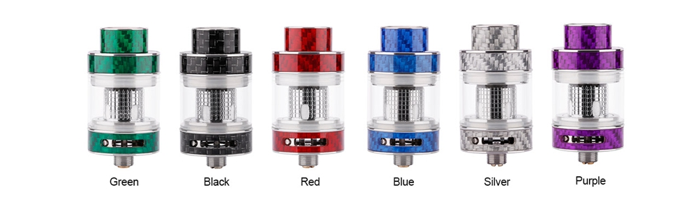 Electronic Cigarette Atomizer FreeMax Fireluke Mesh Tank Atomizer 3ml Carbon Fiber -Purple