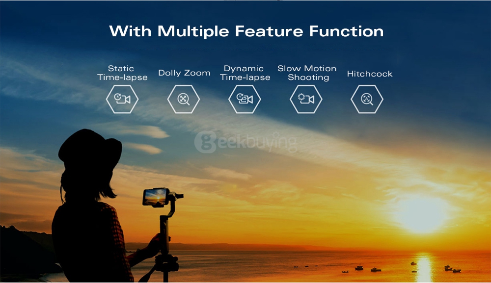 Xiaomi Mijia GH2 3-Axis Brushless Handheld Gimbal Stabilizer for Smartphone - White