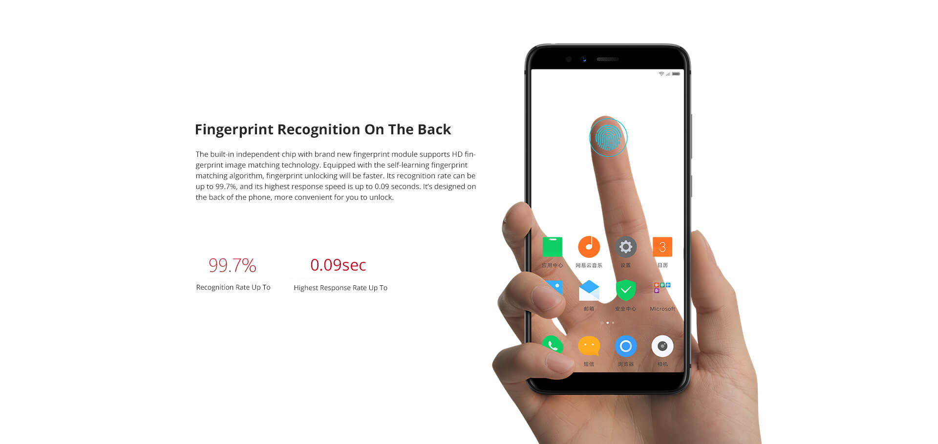 Lenovo S5 K520 5.7 Inch 4G LTE Smartphone Snapdragon 625 3GB 32GB Dual 13.0MP Rear Cameras ZUI 3.7 OS Touch ID - Red