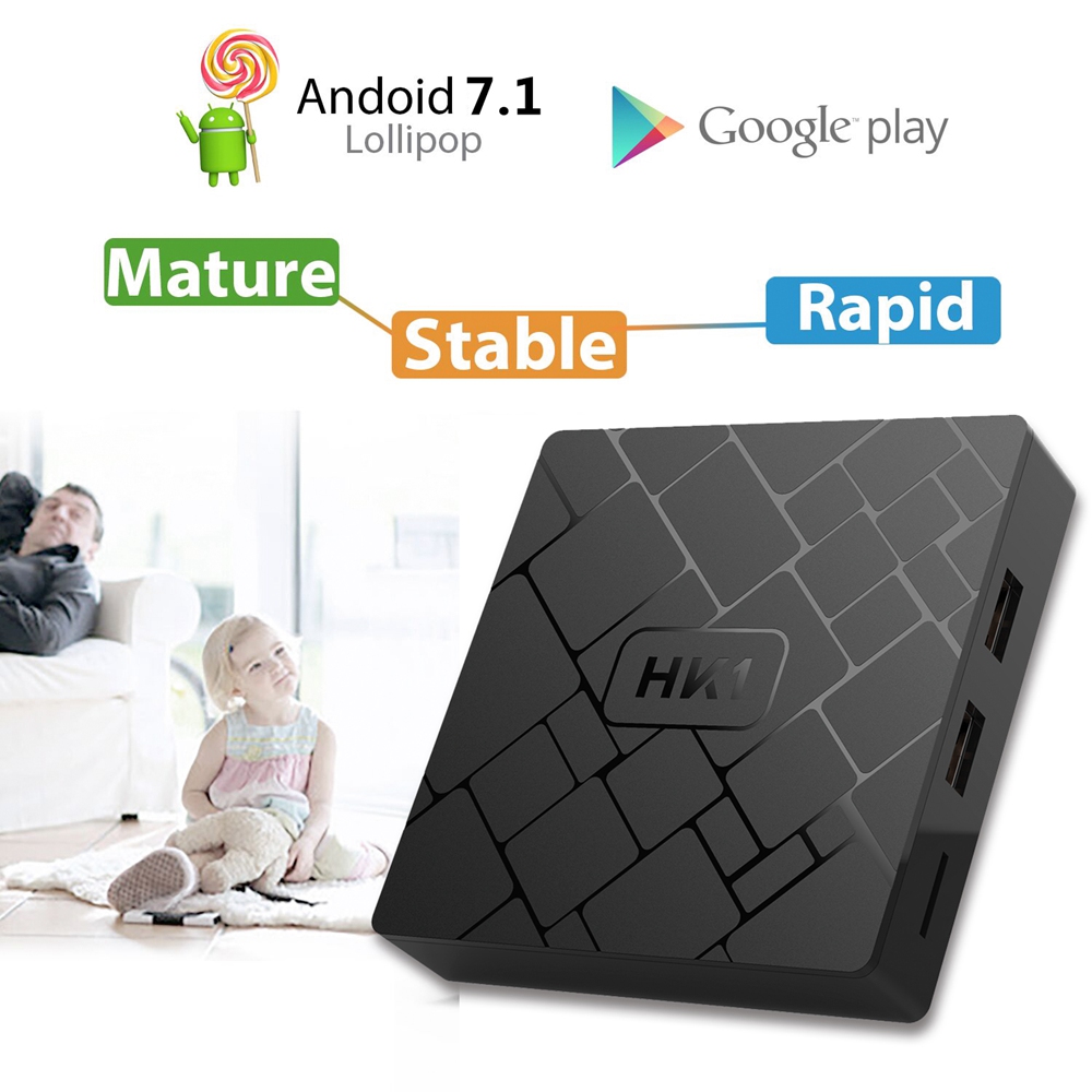 HK1 Amlogic S905W Android 7.1 KODI 18.0 2GB/16GB 4K TV BOX WIFI LAN